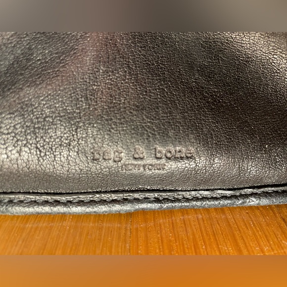 Black Rag & Bone Small Field Leather Crossbody Bag - Picture 8 of 16